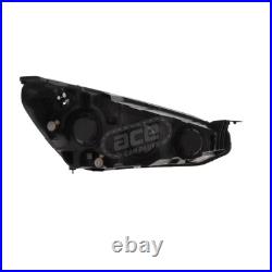 Ford Focus Mk4 2018-2022 Headlight Headlamp LED DRL Black Passenger Side Left Ford Focus Mk4 2018-2022 Headlight Headlamp LED DRL Black Passenger Side Left