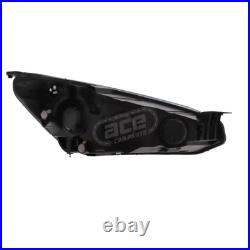 Ford Focus Mk4 2018-2022 Headlight Headlamp LED DRL Black Passenger Side Left Ford Focus Mk4 2018-2022 Headlight Headlamp LED DRL Black Passenger Side Left