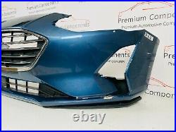 Ford Focus Mk4 Genuine Blue Front Bumper With Centre Grill 2018-2021 D22