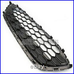 Ford Focus Mk4 Gloss Black St Style Honeycomb Mesh Front Bumper Grille Panel