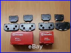 Ford Focus RS 2.0 Mk1 Dimpled Grooved Black Brake Discs Front Rear Brembo Pads