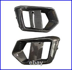 Ford Focus RS MK3.5 Carbon Fibre Front Fog Light Surround Trim Inserts