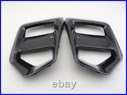 Ford Focus RS MK3.5 Carbon Fibre Front Fog Light Surround Trim Inserts