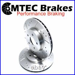 Ford Focus Rs Mk1 Front Brake Discs Front Drilled Grooved