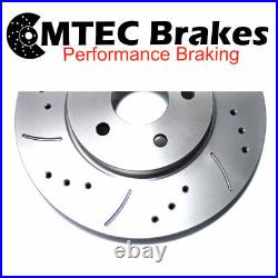 Ford Focus Rs Mk1 Front Brake Discs Front Drilled Grooved