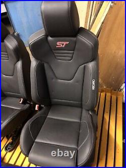 Ford Focus St Black Full Leather Recaro Interior 2017/2018 Seats 5 Dr