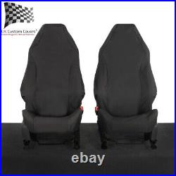 Ford Focus St Recaro Mk3 Front Seat Covers (2011-2018) Black 162 162