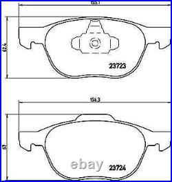 Front Brake Discs + Pads Fits Ford C-Max Focus Volvo C30 C70 S40 V40 V50 BREMBO