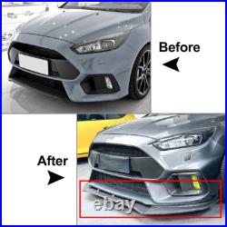 Front Bumper Spoiler Splitter Lip For Ford Focus RS MK3 2015-2018 Black Front Bumper Spoiler Splitter Lip For Ford Focus RS MK3 2015-2018 Black