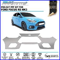 Front Bumper Stone Chip Guard Paint Protection Film PPF For Ford Focus RS mk3