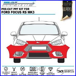 Front Bumper Stone Chip Guard Paint Protection Film PPF For Ford Focus RS mk3