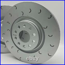 Front C-Hook Grooved Brake Discs (Pair) for Ford Focus MK2 ST 225 320mm