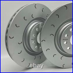 Front C-Hook Grooved Brake Discs (Pair) for Ford Focus MK2 ST 225 320mm