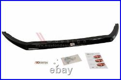 Front Diffuser Splitter V2 Maxton Design Gloss Black ABS for Ford Focus Mk3 Rs