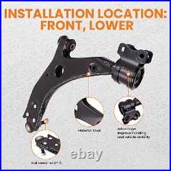 Front Lower Suspension Wishbone Track Control Arms For Ford Focus MK2&C-Max 21MM