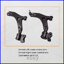 Front Lower Suspension Wishbone Track Control Arms For Ford Focus MK2&C-Max 21MM