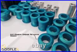 Front & Rear Suspension Arms Bush Kit For Ford Focus ST & RS MK3 11-18 in Poly
