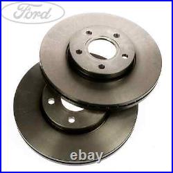 Genuine Ford Focus C-Max Front Vented Brake Discs Set PAIR 280mm 1734696