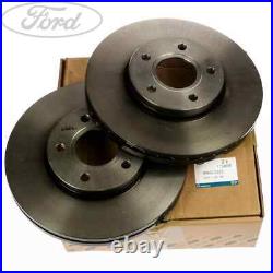 Genuine Ford Focus C-Max Front Vented Brake Discs Set PAIR 280mm 1734696