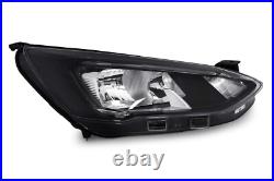 Headlight Fits Ford Focus Mk4 Headlight LED DRL Chrome Black Right Drivers Side Headlight Fits Ford Focus Mk4 Headlight LED DRL Chrome Black Right Drivers Side