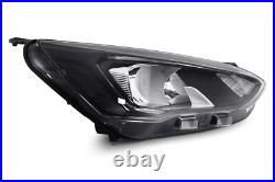 Headlight Fits Ford Focus Mk4 Headlight LED DRL Chrome Black Right Drivers Side Headlight Fits Ford Focus Mk4 Headlight LED DRL Chrome Black Right Drivers Side