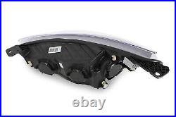 Headlight Fits Ford Focus Mk4 Headlight LED DRL Chrome Black Right Drivers Side Headlight Fits Ford Focus Mk4 Headlight LED DRL Chrome Black Right Drivers Side