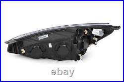 Headlight Fits Ford Focus Mk4 Headlight LED DRL Chrome Black Right Drivers Side Headlight Fits Ford Focus Mk4 Headlight LED DRL Chrome Black Right Drivers Side