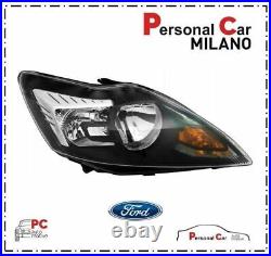 Headlight Ford Focus Front Right Right Black Chrome H7 H1 From 2007 To 2011