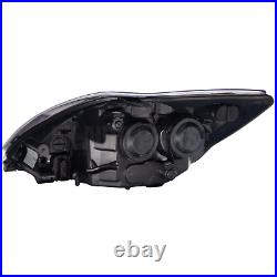 Headlights Ford Focus Mk2 2008-2011 Black Inner Headlamps 1 Pair Left & Right