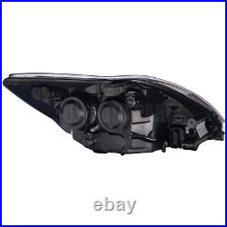 Headlights Ford Focus Mk2 2008-2011 Black Inner Headlamps 1 Pair Left & Right