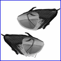 Headlights Headlamps Left & Right Pair Set NEW for 00-02 Ford Focus