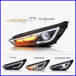 LED DRL For Ford Focus RS GT MK3 Headlight 2015-up Dynamic Sequential Headlights