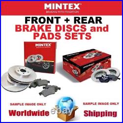 MINTEX FRONT + REAR DISCS + PADS for FORD FOCUS III 1.5 EcoBoost 2014-on