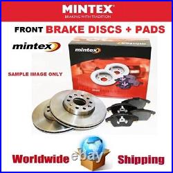 MINTEX Front Axle BRAKE DISCS + PADS SET for FORD FOCUS III 1.5 TDCi 2014-on