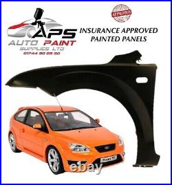 New Front N/s Left P/s Wing Ford Focus St 2005 2008 Painted Electric Orange