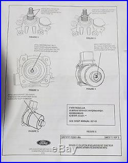 New by Ford Focus Fiesta Festiva Clutch Kit 2011-2016 DPS6-DCT 7b546 2.0 & 1.6