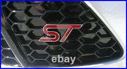 OEM 2013-2014 Ford Focus ST Front Grille with Emblem, Gloss Black (CM5Z8200BA)