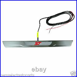 OEM NEW 2012-2018 Ford Focus ST Logo Illuminated Front Door Sill Plates LED
