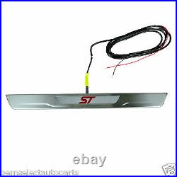 OEM NEW 2012-2018 Ford Focus ST Logo Illuminated Front Door Sill Plates LED