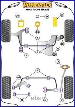 Powerflex Front Subframe Bushes Kit PFF19-1218/9 for Ford Focus MK2 inc ST 05-10