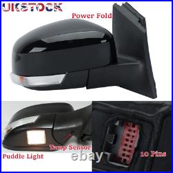 Right Black Wing Mirror Electric Heated Power Fold For Ford Focus MK3 2011-2018