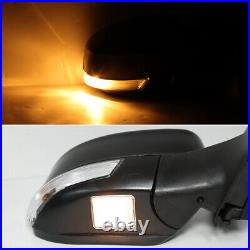 Right Black Wing Mirror Electric Heated Power Fold For Ford Focus MK3 2011-2018