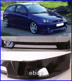 Sport RS Front Bumper Spoiler For Ford Focus MK1 01-04 Splitter Addon Skirt