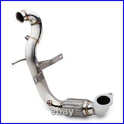 Stainless Exhaust Front Bypass Downpipe Pipe For Ford Focus Mk3 1.6 Tdci 12-15