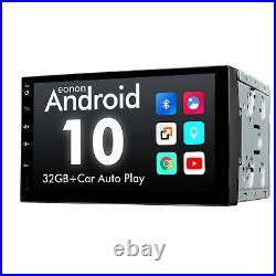 UK Eonon 7 IPS Double Din Android 10 Car Stereo GPS SAT NAV Radio Bluetooth DSP