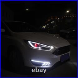 VLAND LED Headlights+Bulbs for Ford Focus 2015-2017 2018 Demon Eyes withSequential VLAND LED Headlights+Bulbs for Ford Focus 2015-2017 2018 Demon Eyes withSequential