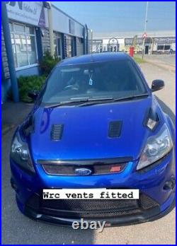 WRC style bonnet vents, with mesh Ford Focus mk2.5 facelift inc RS ST