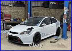 WRC style bonnet vents, with mesh Ford Focus mk2.5 facelift inc RS ST