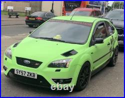 WRC style bonnet vents, with mesh Ford Focus mk2 PFL inc ST pre facelift